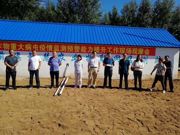 內蒙古全區農作物重大病蟲疫情監測預警能力提升現場觀摩會召開，『托普技術』驚艷塞北